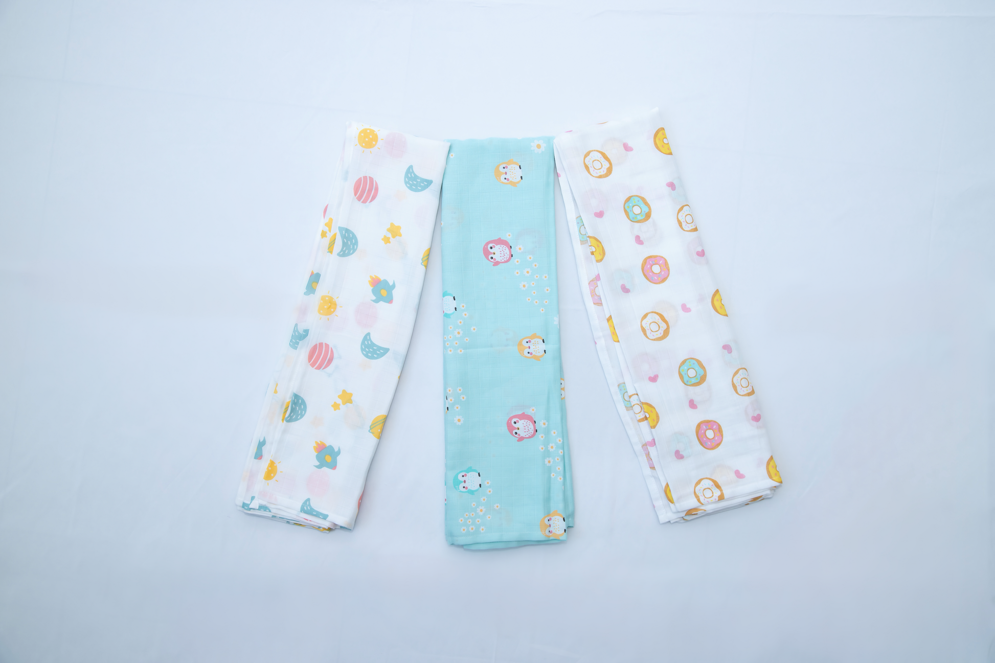 Muslin Swaddles - 3 Pack