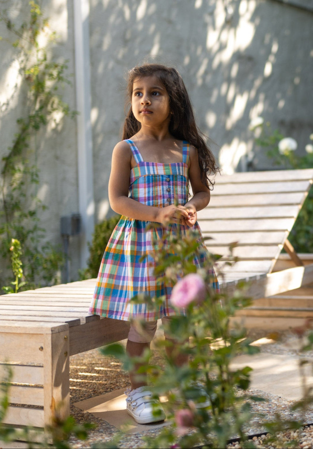 Multicolor Check Dress